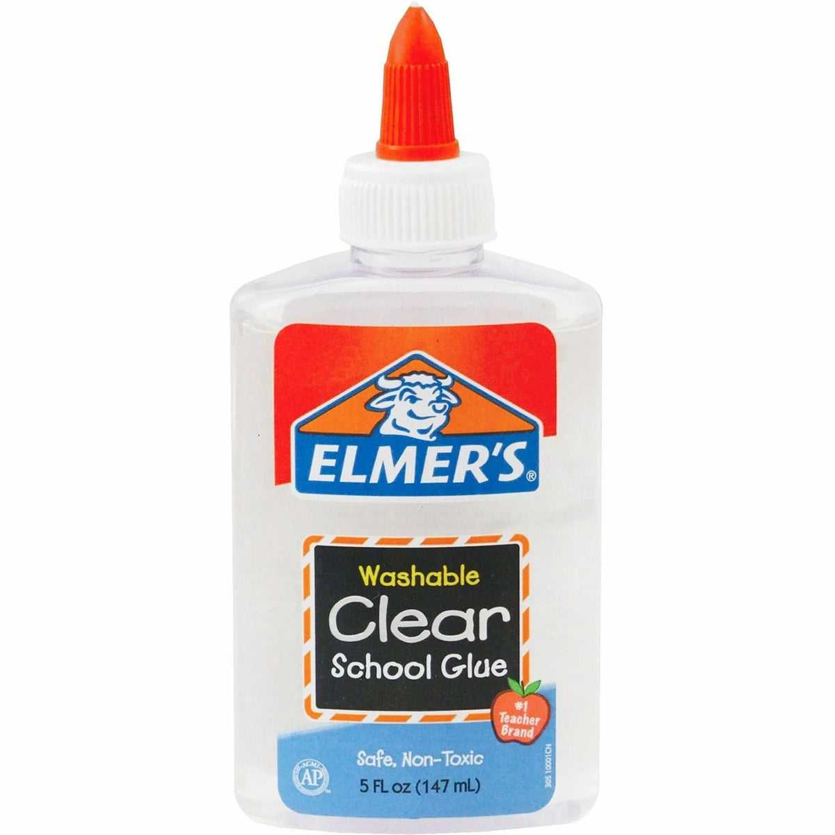 Elmer’s Washable Clear School Glue - 5 oz - Transparent Adhesive - All-Purpose