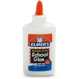 Elmer’s Washable School Glue - 4 oz - White - 1 Each - All-Purpose