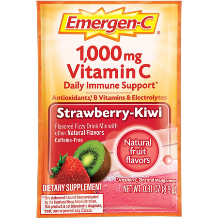 Emergen-C Strawberry-Kiwi Vitamin C Drink Mix - Left