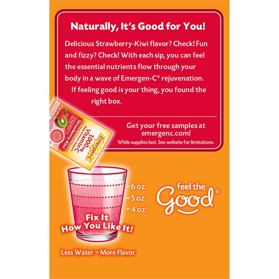 Emergen-C Strawberry-Kiwi Vitamin C Drink Mix - Right