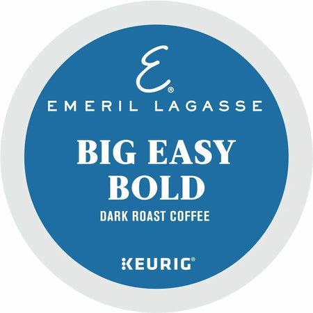Emeril’s K-Cup Pod Big Easy Bold Coffee - Compatible with Keurig Brewer - Regular - Dark - Roasted - Kosher