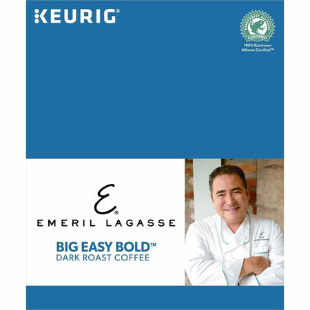 Emeril’s K-Cup Pod Big Easy Bold Coffee - Compatible with Keurig Brewer - Regular - Dark - Roasted - Kosher