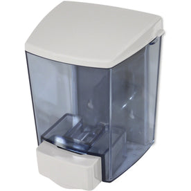 Encore Manual Soap Dispenser - 30 fl oz Capacity - Clear/White - Skin Care Dispensers & Refills