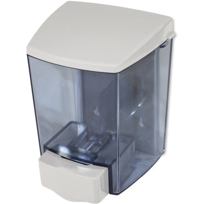 Encore Manual Soap Dispenser - 30 fl oz Capacity - Clear/White - Skin Care Dispensers & Refills