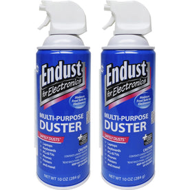 Endust Multipurpose Duster: Screen Computer Console Cleaner - 10 fl oz (2 Pack) - Electronics Cleaning Supplies
