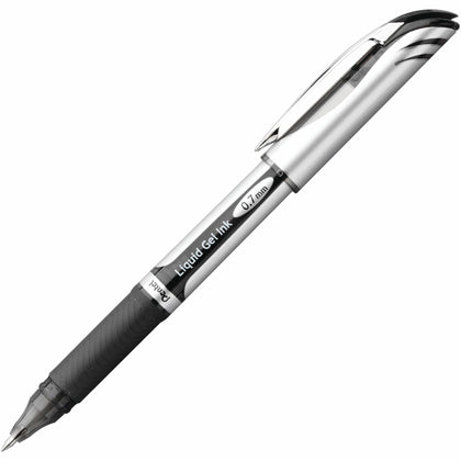 EnerGel Deluxe Liquid Gel Pen: 0.7mm Medium Point Refillable Black Ink - Pens