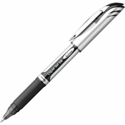 EnerGel Deluxe Liquid Gel Pen: 0.7mm Medium Point Refillable Black Ink - Pens