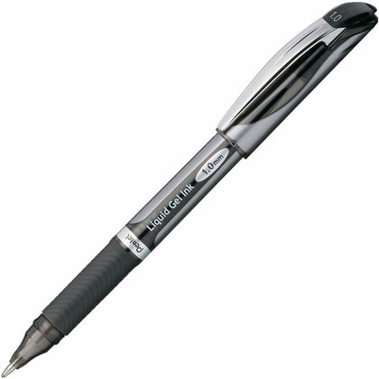 EnerGel Deluxe Liquid Gel Pen: 1mm Bold Point Refillable Black Ink - Pens