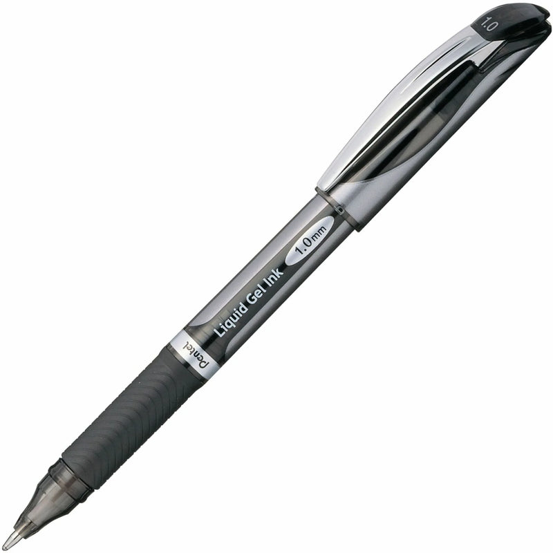 EnerGel Deluxe Liquid Gel Pen: 1mm Bold Point Refillable Black Ink - Pens