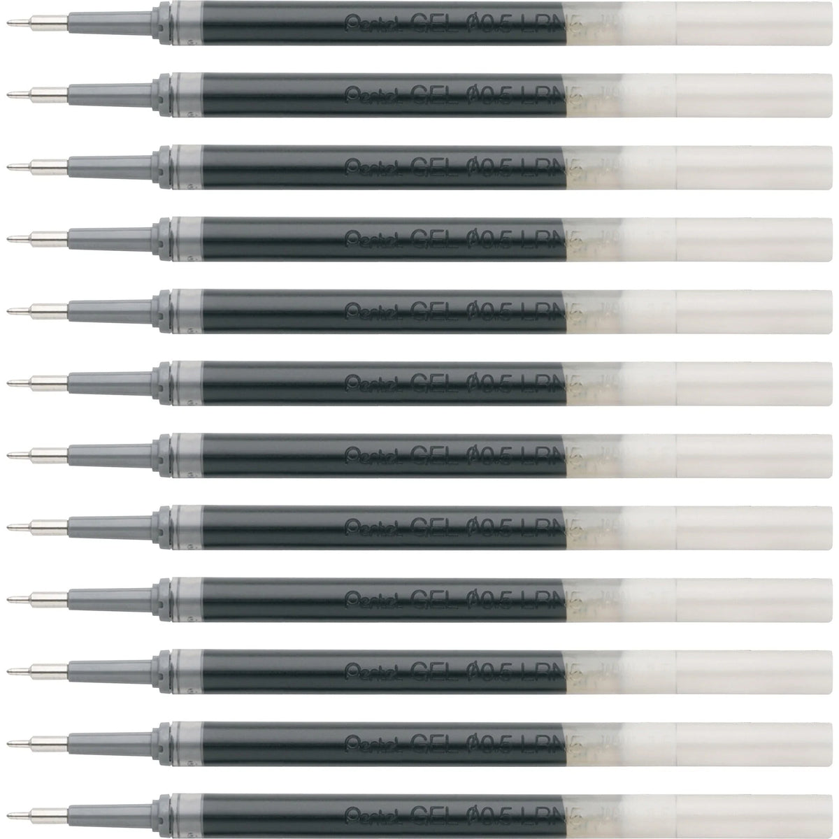 EnerGel Liquid Gel Pen Refill - 0.50mm Fine Point Black Ink - 12/Box - Refills