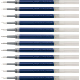 EnerGel Liquid Gel Pen Refill - 0.50mm Fine Point Blue Ink - 12/Box - Refills