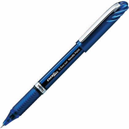 EnerGel NV Liquid Gel Pens: 0.5mm Fine Needle Point Blue Ink - Pens
