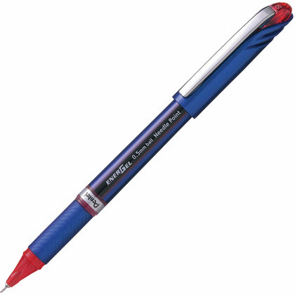 EnerGel NV Liquid Gel Pens: 0.5mm Fine Needle Point Red Ink - Pens