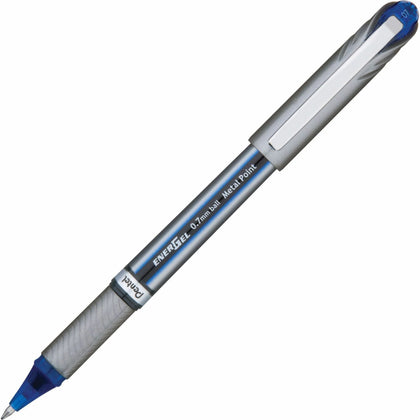 EnerGel NV Liquid Gel Pens: 0.7mm Blue Ink Gel-based - Gray Barrel - Pens