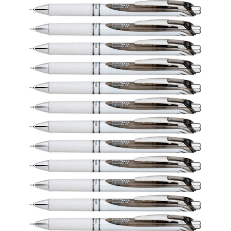 EnerGel Pearl Liquid Gel Pens: 0.5mm Fine Point Black Ink Refillable - Pens