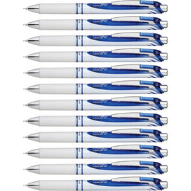EnerGel Pearl Liquid Gel Pens: 0.5mm Fine Point Blue Ink Refillable - Pens