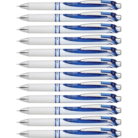 EnerGel Pearl Liquid Gel Pens: 0.5mm Fine Point Blue Ink Refillable - Pens