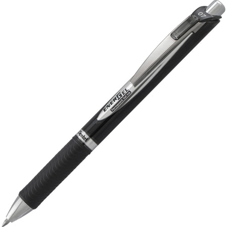 EnerGel Retractable Gel Roller Pen: 0.7mm Black Ink Gel-based - Pens