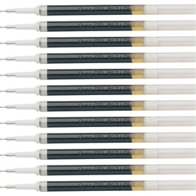 EnerGel Retractable Pen Refills: 0.7mm Medium Point Black Ink - 12/Box - Refills