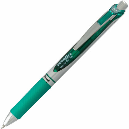 EnerGel RTX Liquid Gel Pen: 0.7mm Green Ink Refillable - Pens