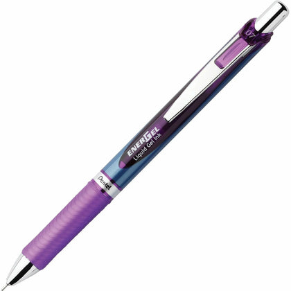 EnerGel RTX Liquid Gel Pen: 0.7mm Violet Ink Refillable & Retractable - Pens