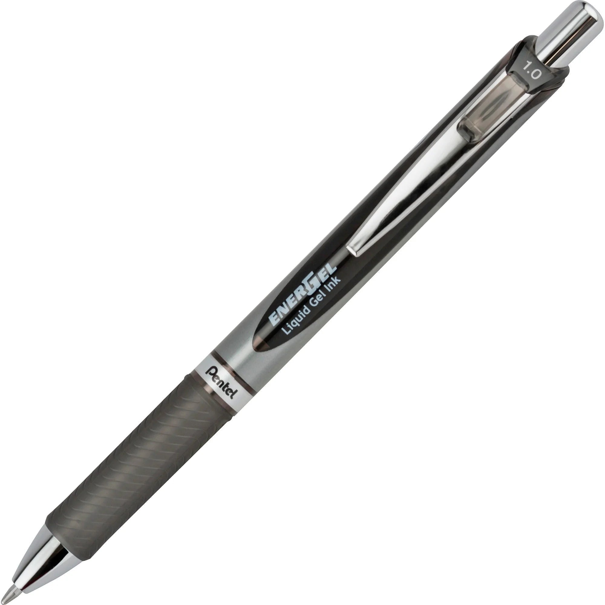 EnerGel RTX Liquid Gel Pen: 1mm Bold Point Refillable Retractable - Black Ink - Pens