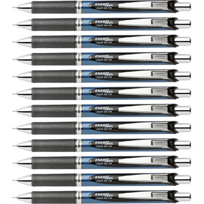 EnerGel RTX Liquid Gel Pens: 0.7mm Medium Refillable Retractable - Black Ink - Pens