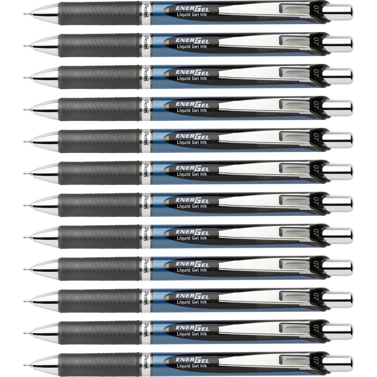 EnerGel RTX Liquid Gel Pens: 0.7mm Medium Refillable Retractable - Black Ink - Pens