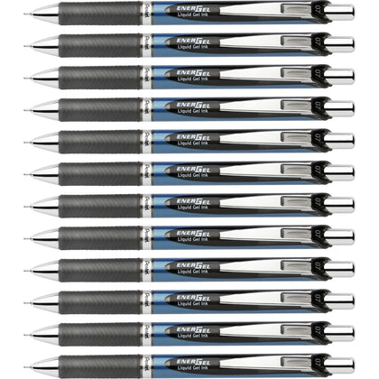EnerGel RTX Liquid Gel Pens: 0.7mm Medium Refillable Retractable - Black Ink - Pens