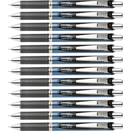 EnerGel RTX Liquid Gel Pens: 0.7mm Medium Refillable Retractable - Black Ink - Pens