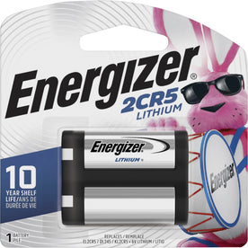 Energizer 2CR5 Lithium Photo Batteries - Reliable Power for Cameras - & Battery Chargers