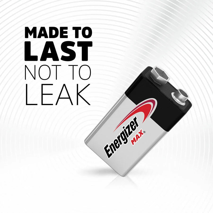 Energizer 9-Volt MAX Alkaline Batteries - Reliable Power Source - & Battery Chargers