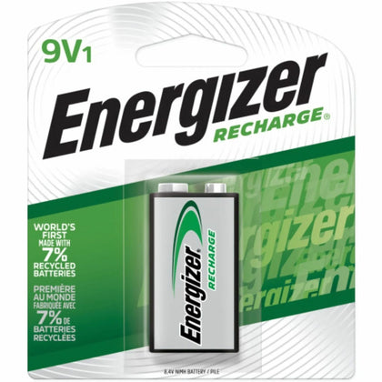 Energizer 9-Volt Recharge Batteries: Multipurpose Rechargeable 9V - 175mAh - Batteries & Battery Chargers