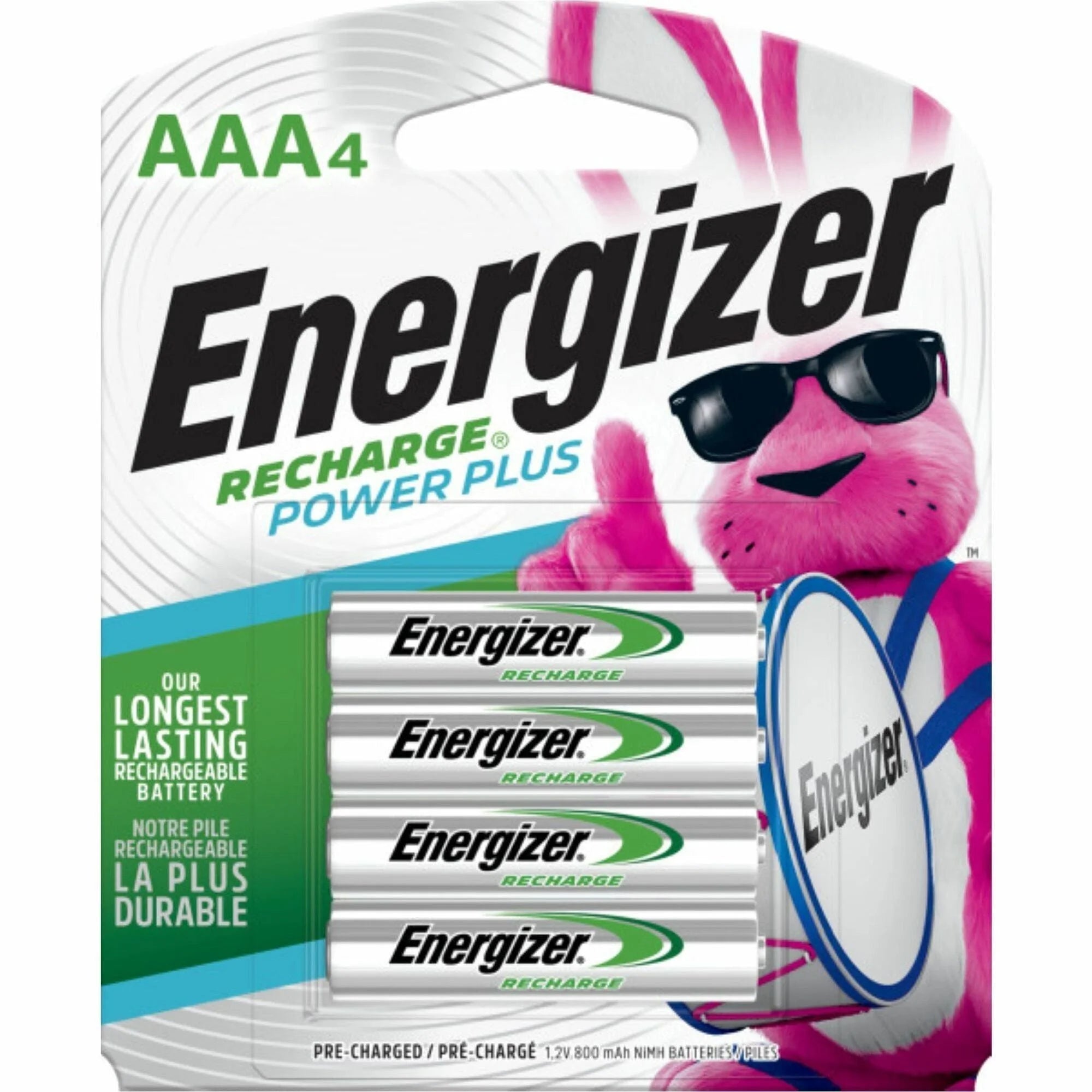 Energizer e2 Rechargeable AAA Batteries - 850mAh - 4 Pack - & Battery Chargers