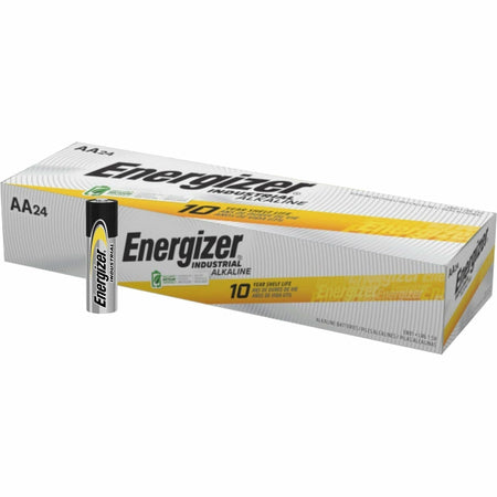 Energizer Industrial Alkaline AA Batteries 24 pack - For Multipurpose - 1.5 V DC - 2779 mAh - Box - & Battery Chargers