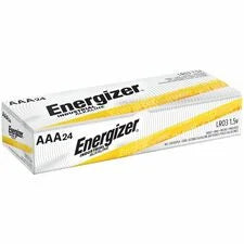 Energizer Industrial Alkaline AAA Batteries 24 pack - For Multipurpose - 1.5 V DC - 1250 mAh - Box - & Battery Chargers