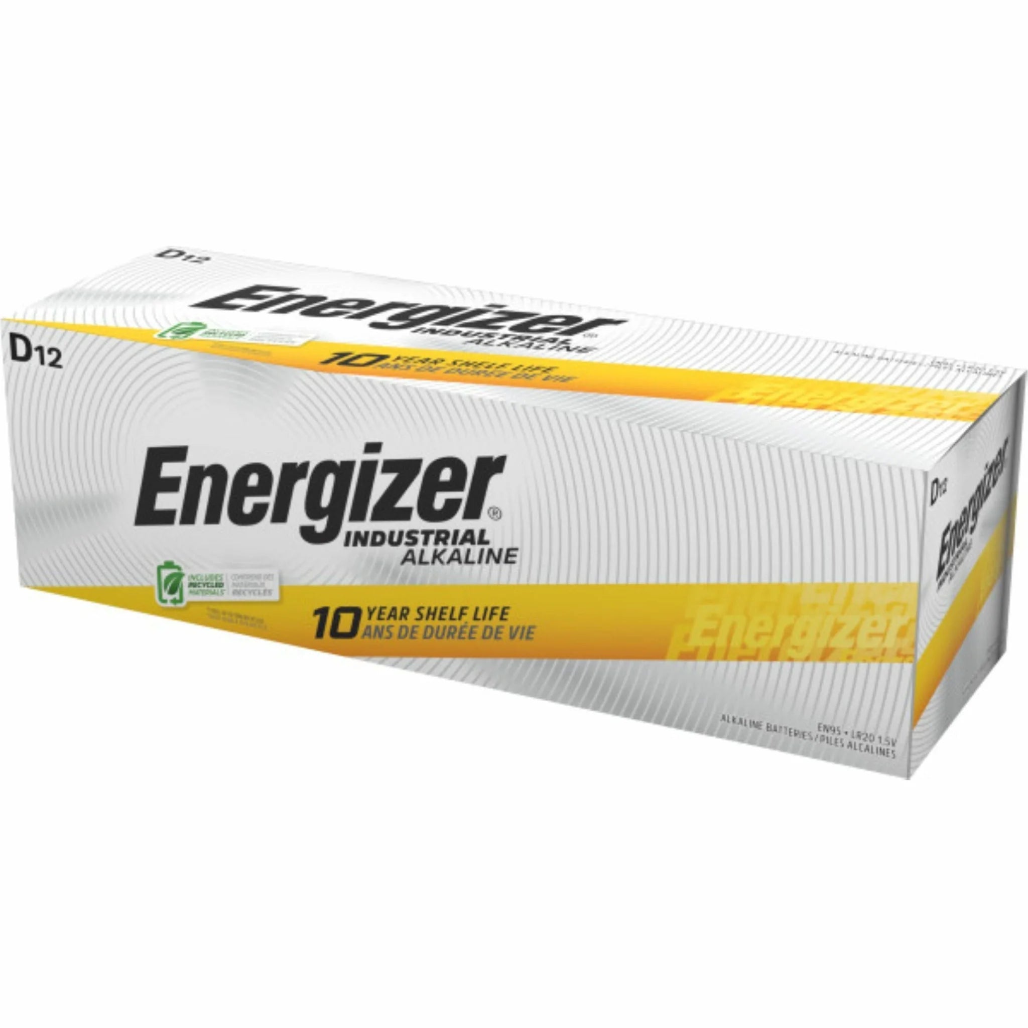 Energizer Industrial Alkaline D Batteries - Long-lasting Power for Multipurpose Devices - & Battery Chargers