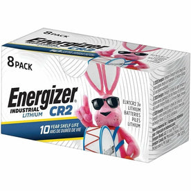 Energizer Industrial CR2 Batteries - Reliable Power for Various Devices - 8-Pack - & Battery Chargers