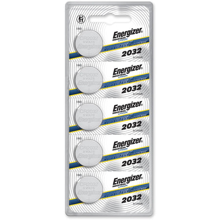 Energizer Industrial CR2032 Lithium Battery 5-Packs - Reliable Power for Various Devices - Batteries & Chargers