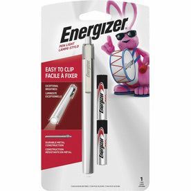 Energizer LED Pen Light: Stainless Steel 35lm Impact Resistant - Flashlights