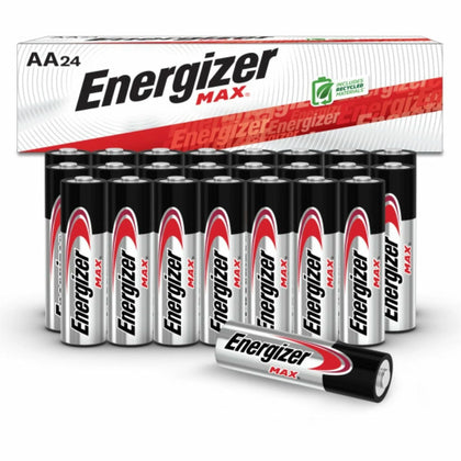 Energizer Max AA Alkaline Batteries - Reliable Power for Various Devices - & Battery Chargers