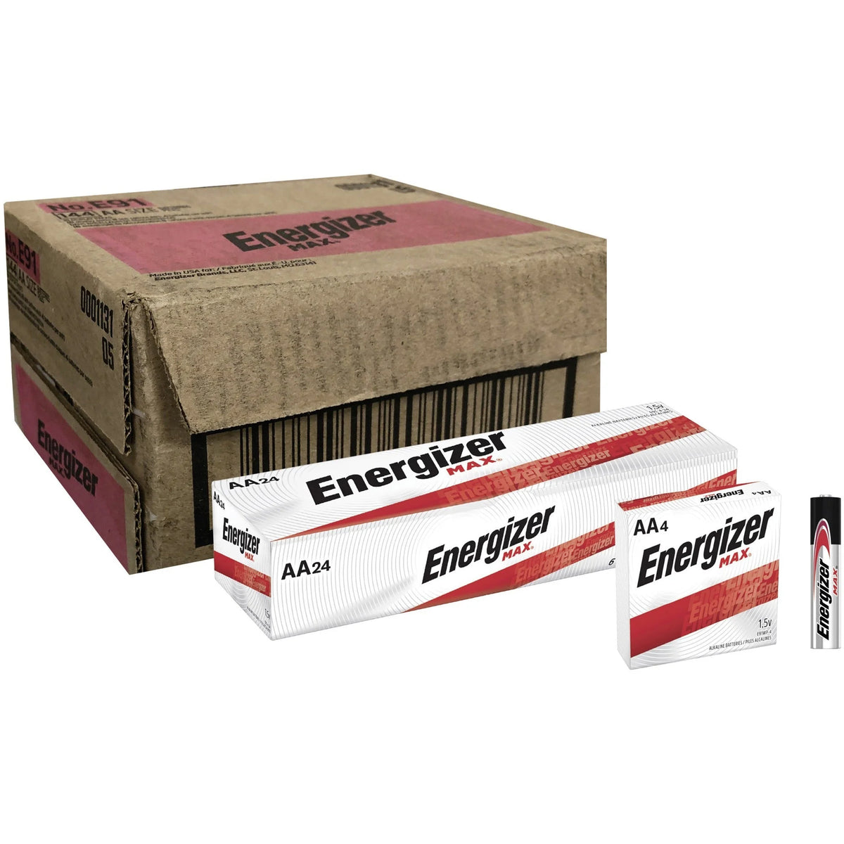 Energizer Max AA Alkaline Batteries - Reliable Power for Various Devices - & Battery Chargers