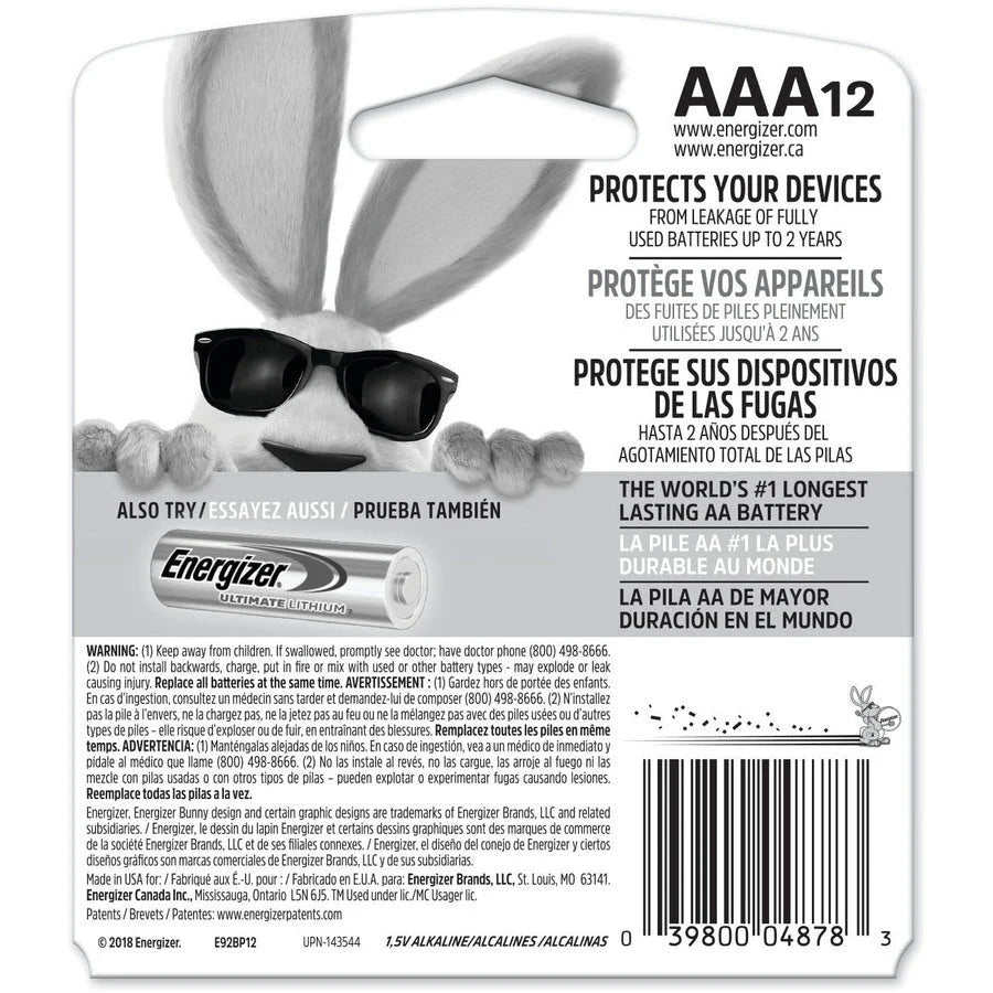 Energizer Max AAA Alkaline Batteries - Versatile Power Source - 12 Pack - & Battery Chargers
