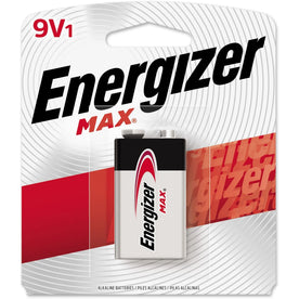 Energizer MAX Alkaline 9V Batteries - Reliable Power for All Devices - & Battery Chargers