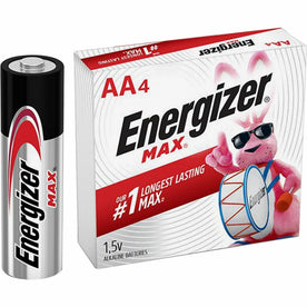Energizer Max Alkaline AA Batteries - Reliable Power for Various Devices - & Battery Chargers