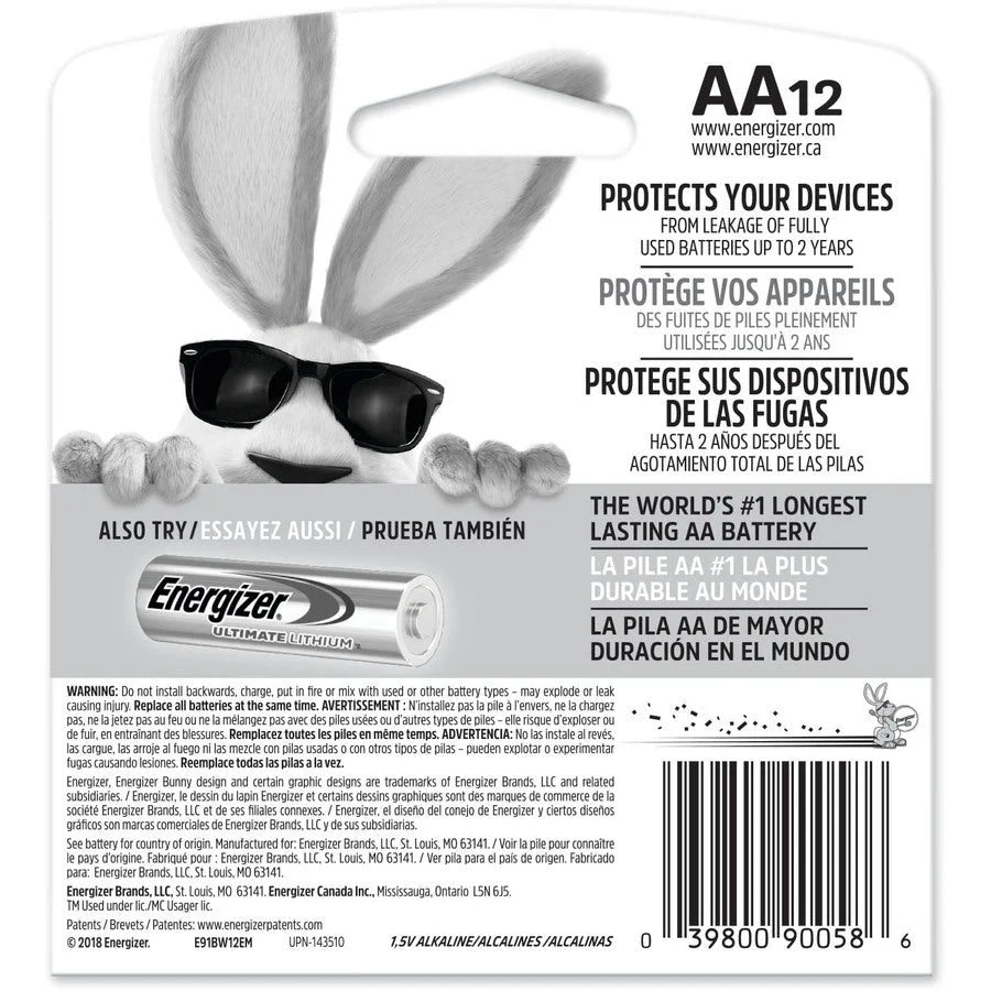 Energizer MAX Alkaline AA Batteries - Versatile Power Source - 12 Pack - & Battery Chargers