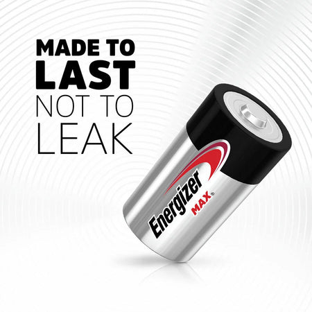 Energizer Max Alkaline D Batteries - Reliable Power for All Devices - & Battery Chargers