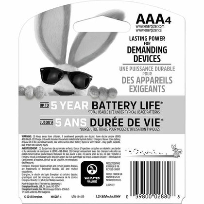 Energizer Recharge Power Plus AAA Batteries - 4-Pack Carton - & Battery Chargers