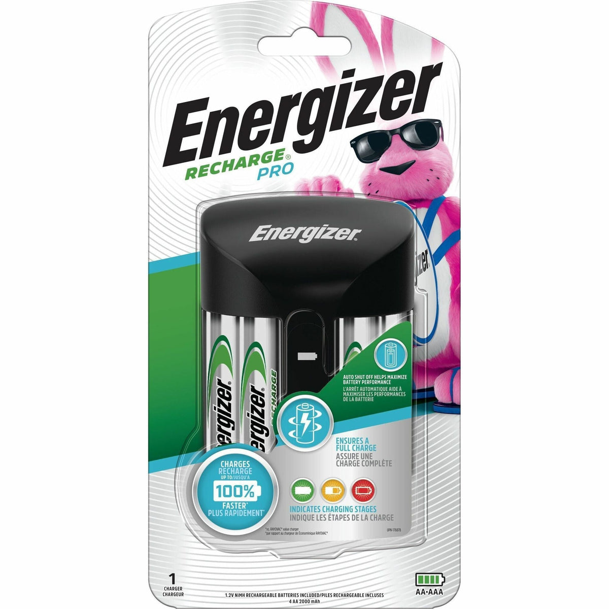 Energizer Recharge Pro AA/AAA Battery Charger - 2000
