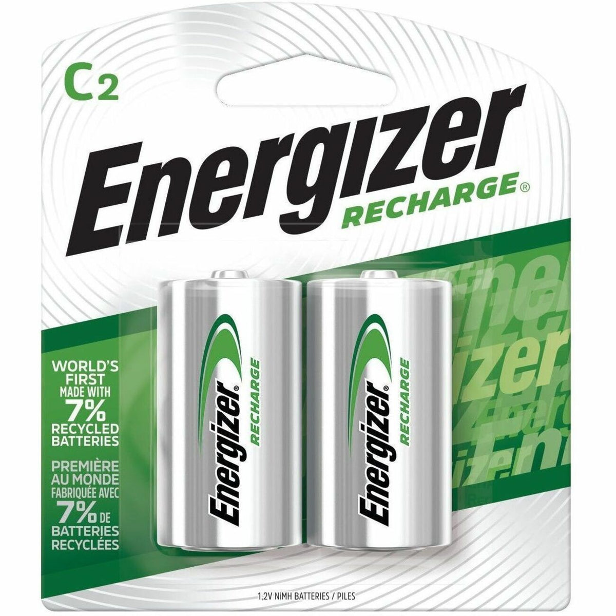 Energizer Recharge Universal Rechargeable C Batteries - 1300
